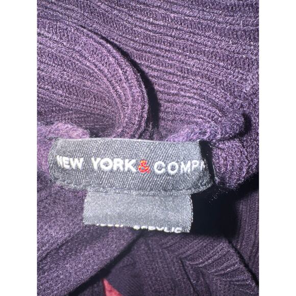 New York & Company Women’s Small Longline Sweater – 100% Acrylic, Beige - Picture 8 of 8